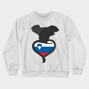 Gerbil Slovenia (dark) Crewneck Sweatshirt